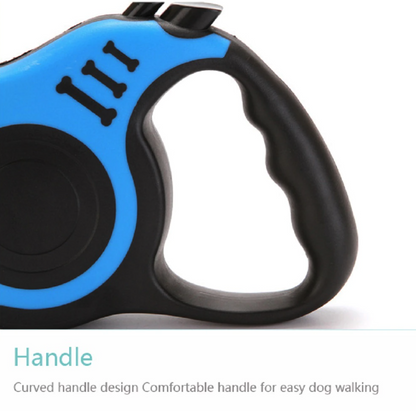 16.5FT Premium Automatic Retractable Dog Leash - Comfortable, Durable, and Safe Walking Lead for Your Pet
