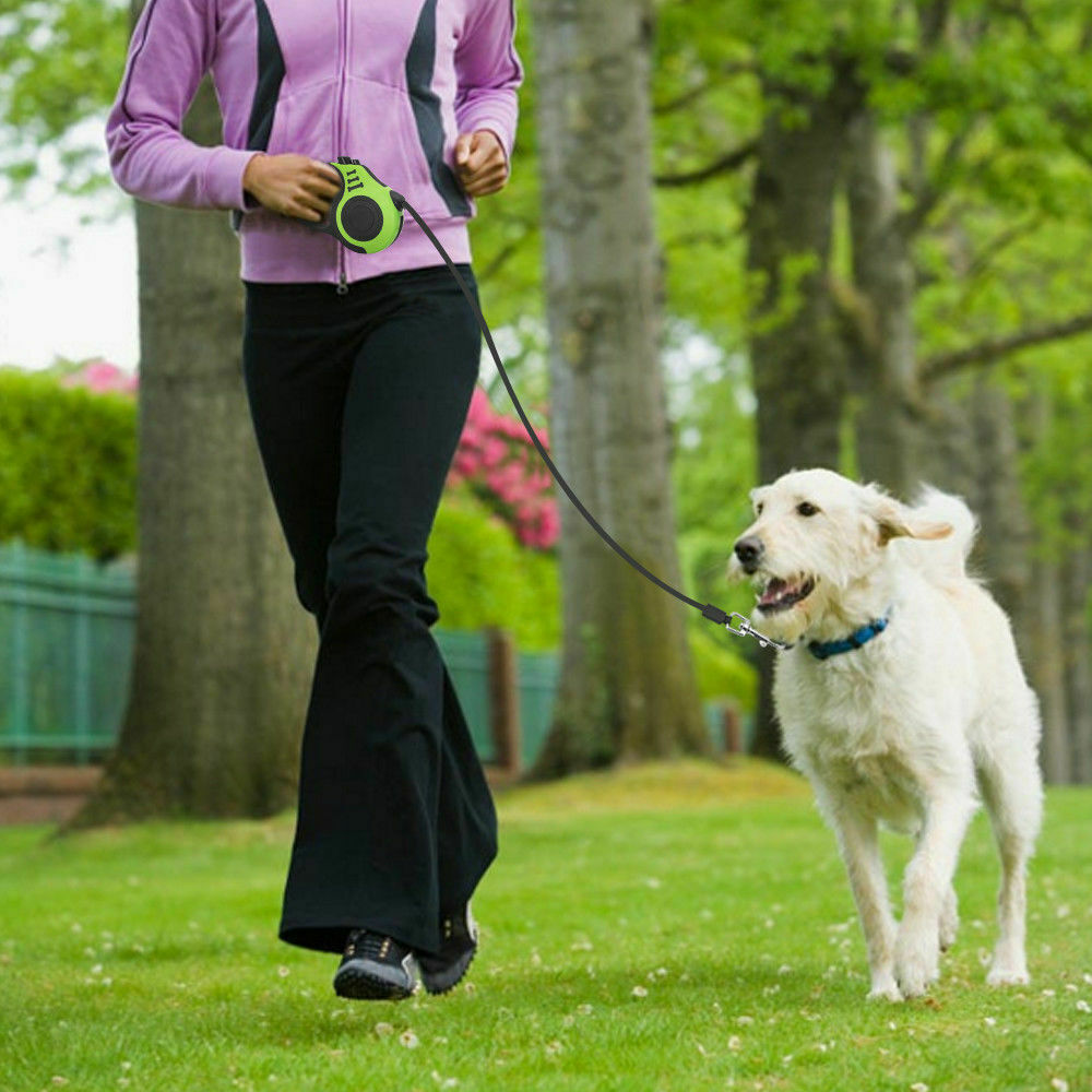 16.5FT Premium Automatic Retractable Dog Leash - Comfortable, Durable, and Safe Walking Lead for Your Pet