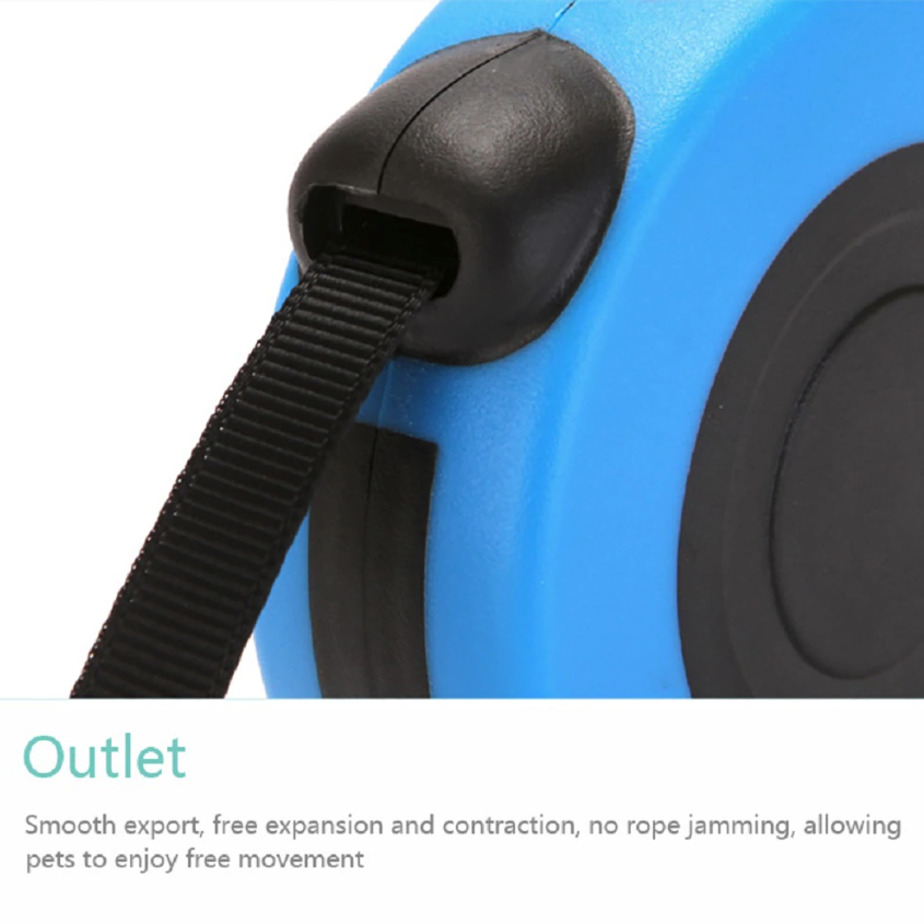 16.5FT Premium Automatic Retractable Dog Leash - Comfortable, Durable, and Safe Walking Lead for Your Pet