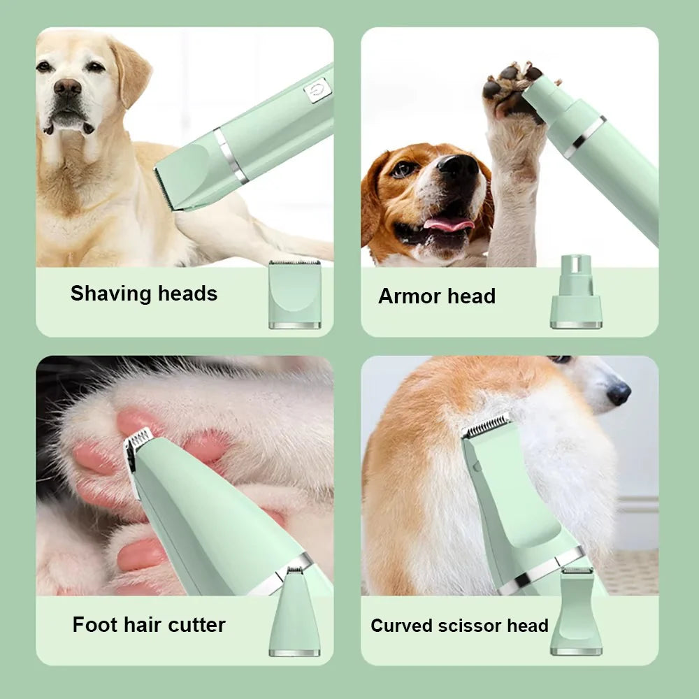 Ultimate 3-in-1 Pet Grooming Kit: Dog Clipper, Cat Nail Grinder, and Claw Trimmer for Effortless Grooming at Home