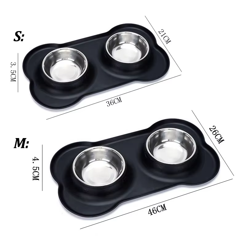 Ultimate 2-in-1 Slow Feeder Dog Bowl Set with Waterproof Silicone Mat - Perfect for All Breeds!